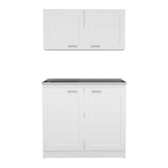 TUHOME Furniture ZURICH CABINET SET Assembly Instructions Manual