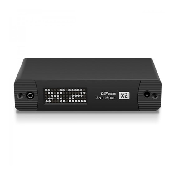 DSPeaker Anti-Mode X2 User Manual