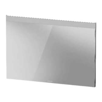 DURAVIT LM7837000000000 Mounting Instructions