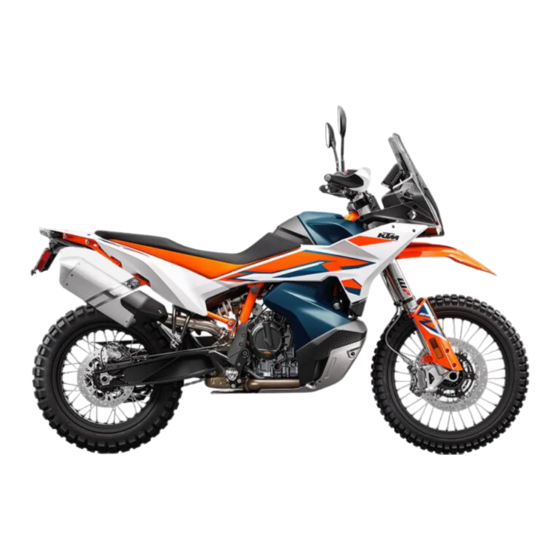 KTM 890 ADVENTURE R 2023 Setup Instructions