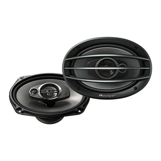 Pioneer TS-A6974R Instruction Manual