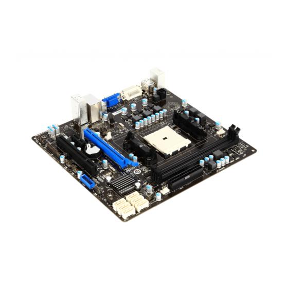 MSI FM2-A55M-P33 series User Manual