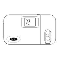 Carrier Programmable Thermostats Installation, Start-Up, And Operating Instructions Manual