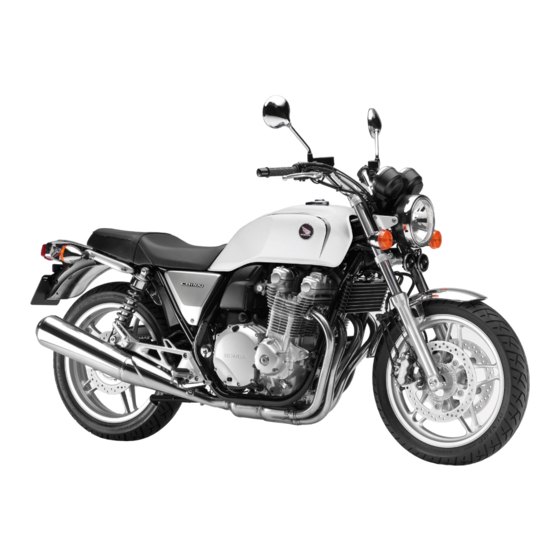 Honda Motorcycle User Manual