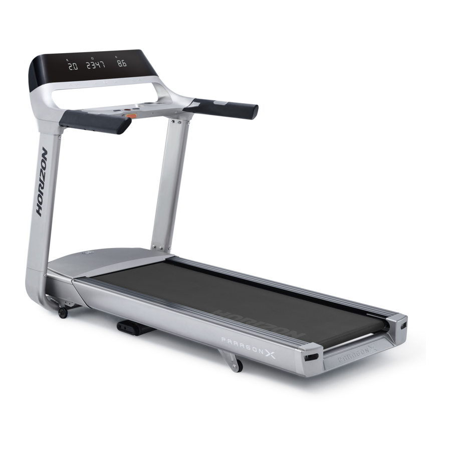 Horizon Fitness PARAGON X Assembly Manual