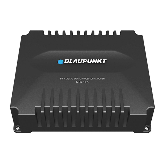 Blaupunkt MPD 48A Operating And Installation Instructions