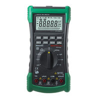 Mastech MS8240D Operating	 Instruction