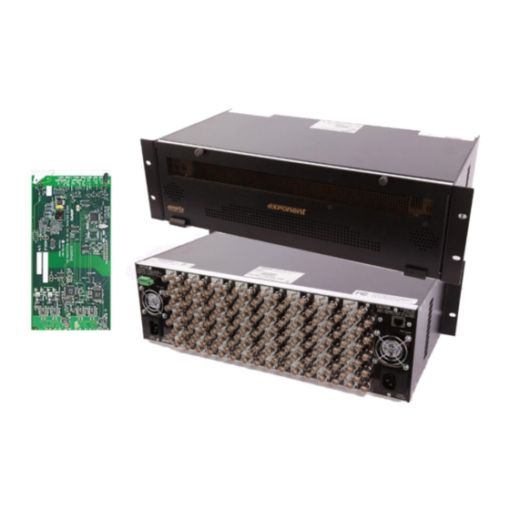 evertz exponent 500FR Manual