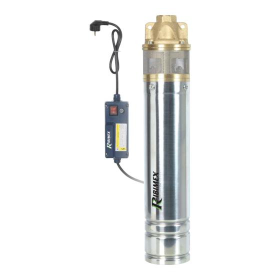 Ribimex 511911 Water Submersible Pump Manuals