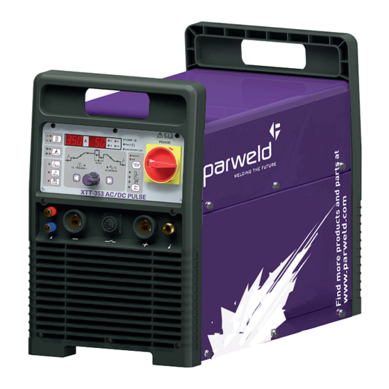 Parweld XTT 353P AC/DC Operator's Manual