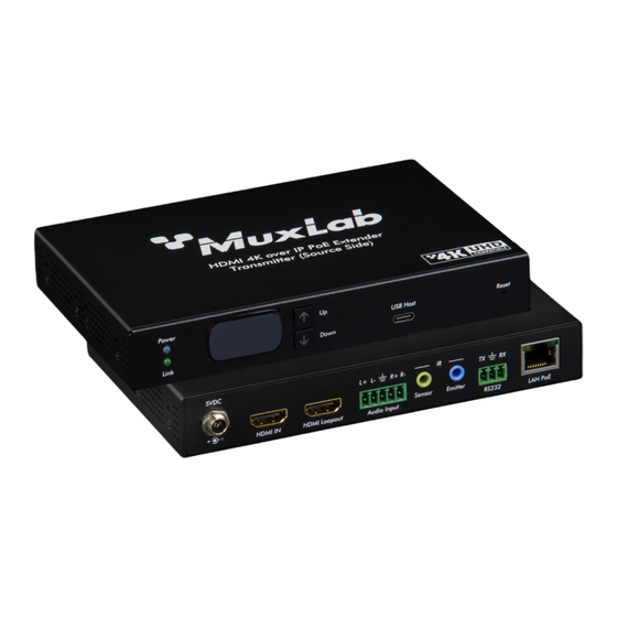 MuxLab 500850 Quick Installation Manual