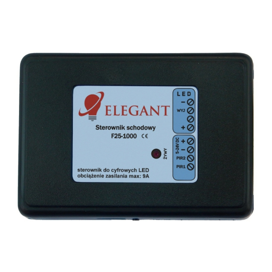 ELEGANT F25-1000 Manual