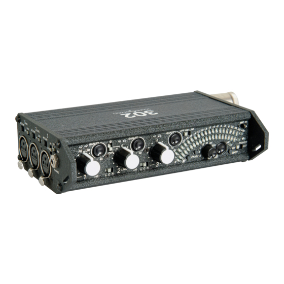 Sound Devices 302 User Manual