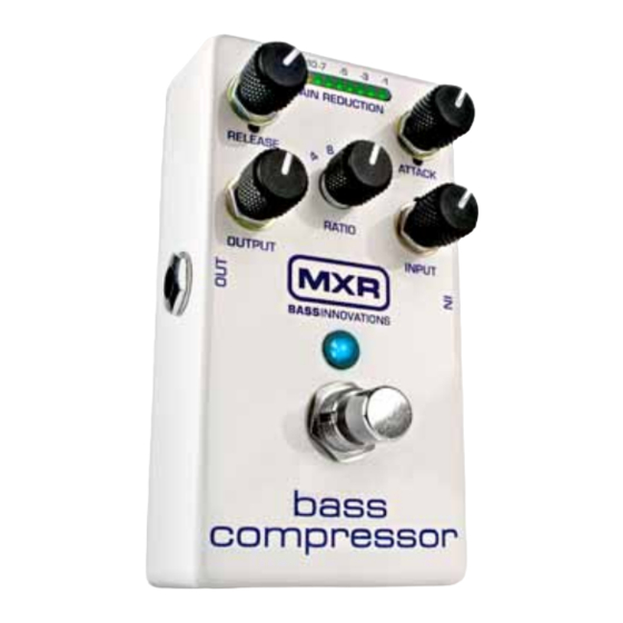 mxr M87 User Manual