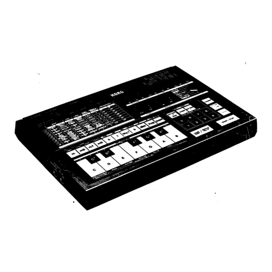 Korg pss-50 Owner's Manual