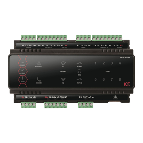 ICT Protege GX DIN Rail System Controller Quick Start Manual
