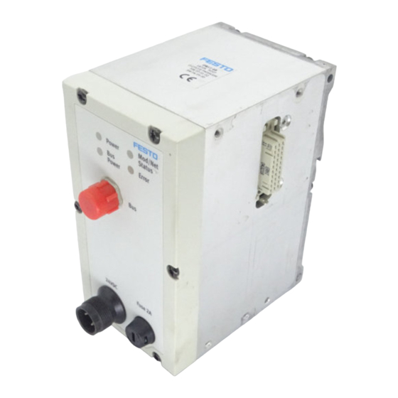 Festo IFB11-03 Electronic Manual