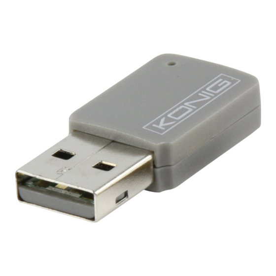 König Electronic CMP-WNUSB40 Manual