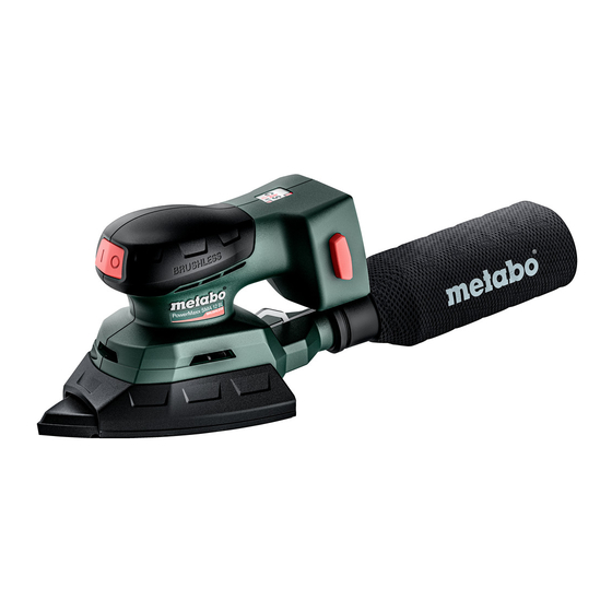 Metabo SXA 18 LTX 125 BL Manuals