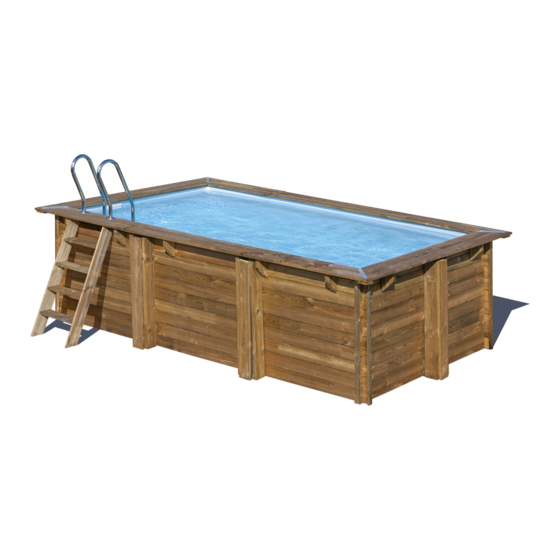 GRE MARBELLA 790096 Wooden Pool Manuals