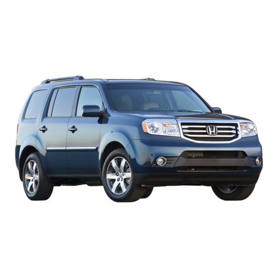 Honda PILOT 2015 Technology Reference Manual