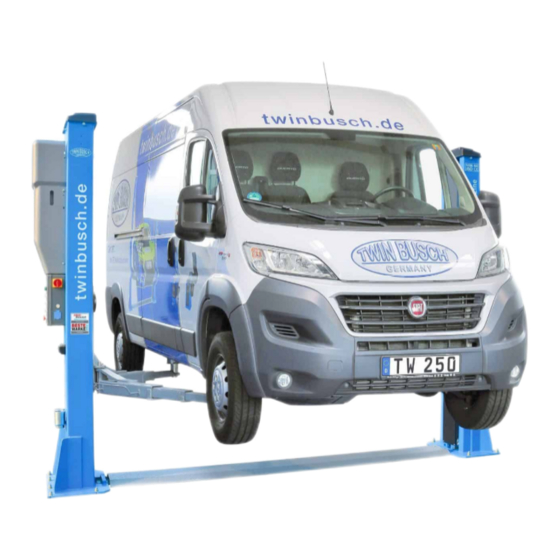 twin busch TW 250 Installation, Operation And Maintenance Manual