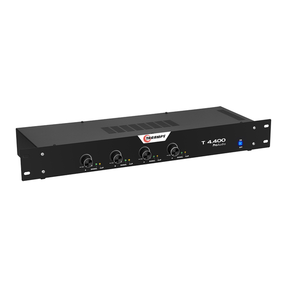 Taramps ProAudio T 4.400 Instruction Manual
