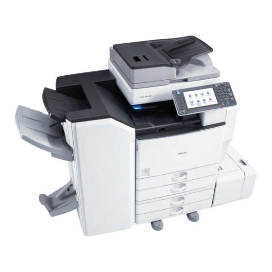 Ricoh Aficio MP 4002 Brochure & Specs