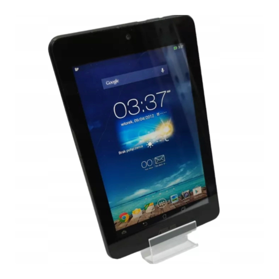 Asus Tablet E-Manual