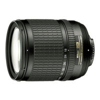 Nikon 18-135mm f/3.5-5.6G IF-ED Instruction Manual