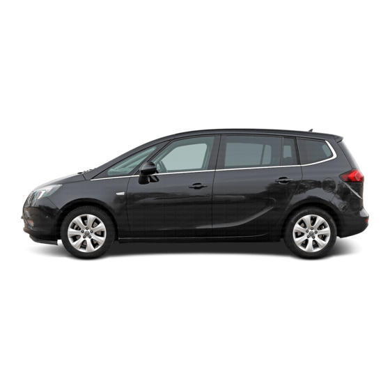 Opel 2011 Zafira Owner's Manual