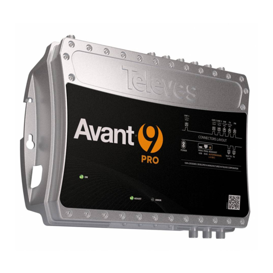 Televes AVANT9BASIC Multiband Amplifier Manuals