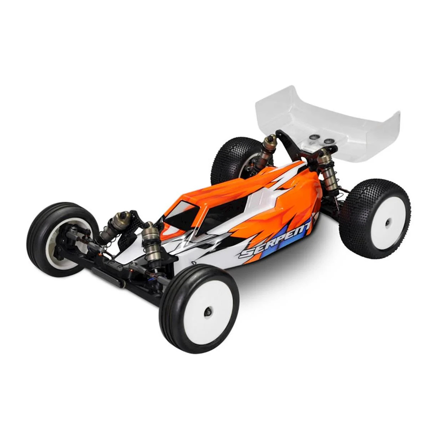 Serpent SRX2 GEN3 CARPET Instruction Manual