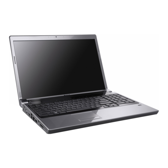 Dell Studio PP31L Setup Manual