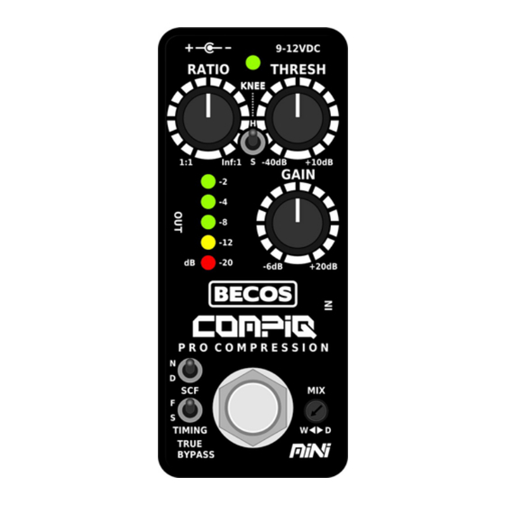 Becos CIQ-2 CompIQ MINI Pro Compressor Manual