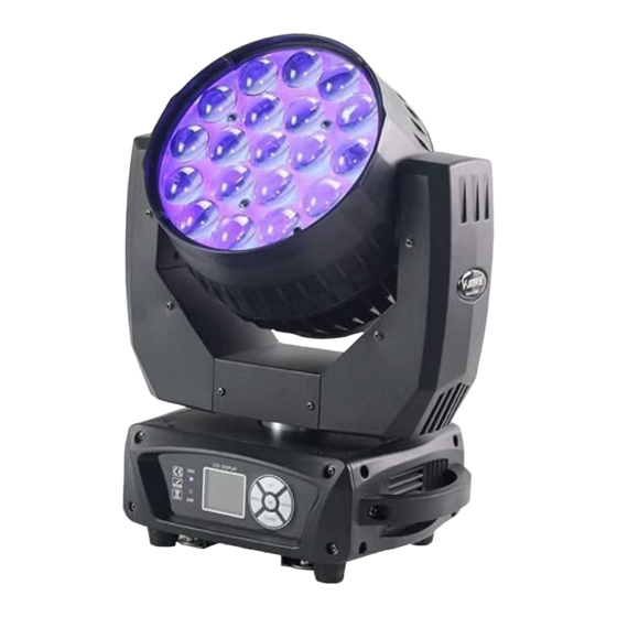 Uplus Lighting 19X15Z WASH User Manual