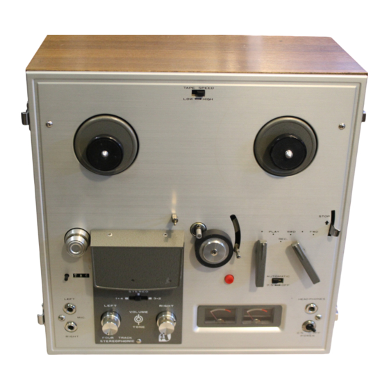 User Manuals: Akai 1710W Reel-to-Reel Tape Recorder