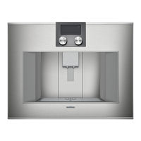 Gaggenau CM450112+ Instruction Manual