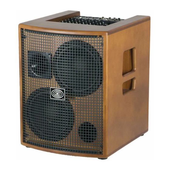 Schertler JAM 400 User Manual