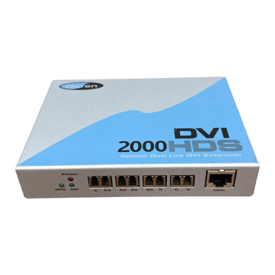Gefen DVI 2000HD User Manual