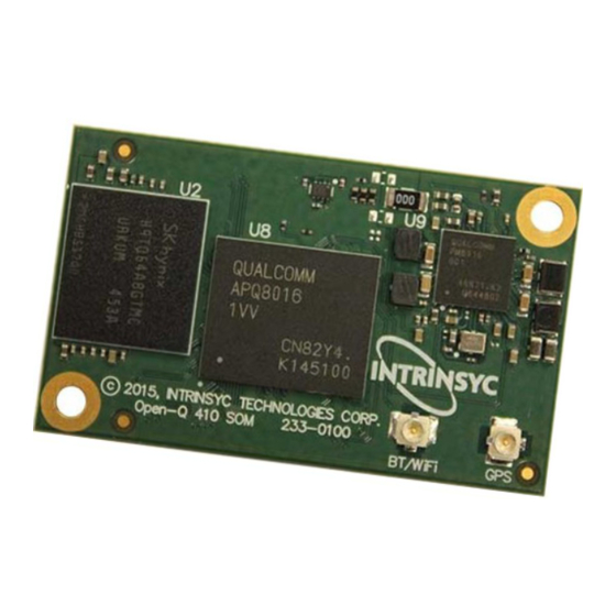 Intrinsyc Open-Q 410 Quick Start Manual