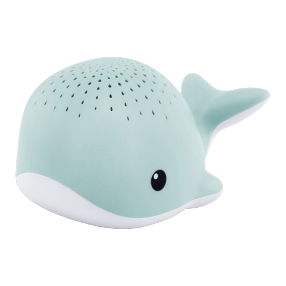 User Manuals: ZAZU Wally the whale Baby Night Light