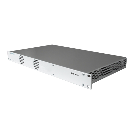 axing MIP 800 Operation Instructions Manual