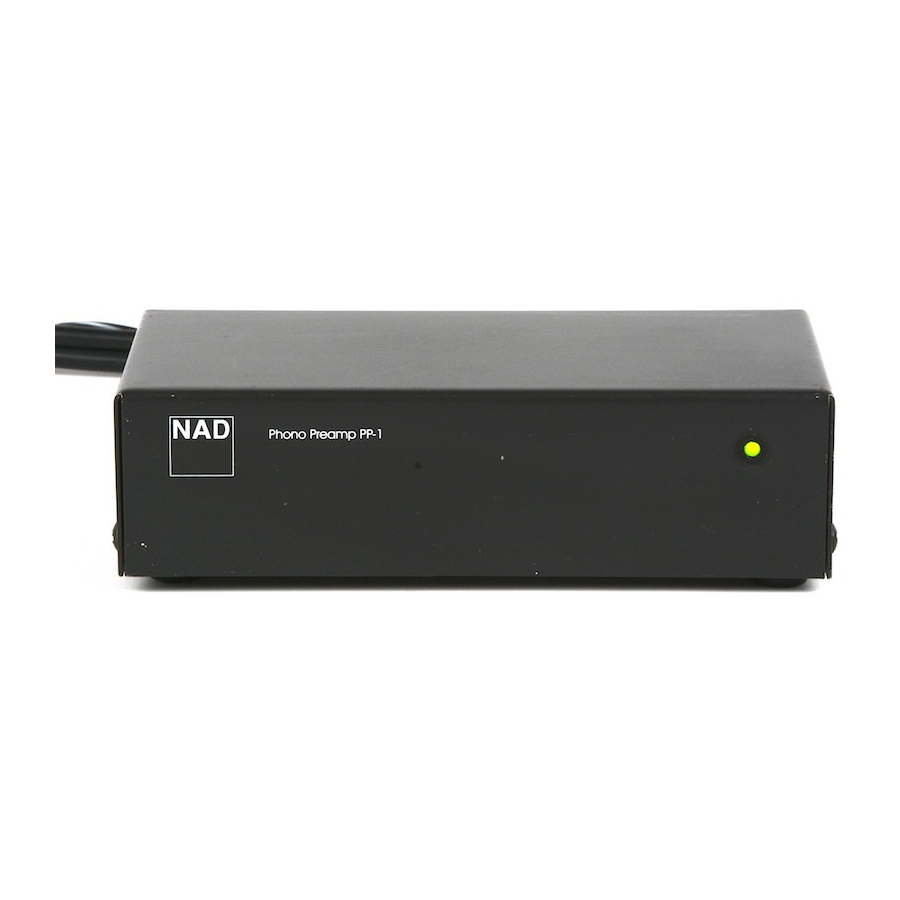NAD PP-1 Installation And Operation