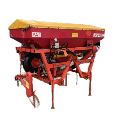 Gaspardo PA1 Use And Maintenance