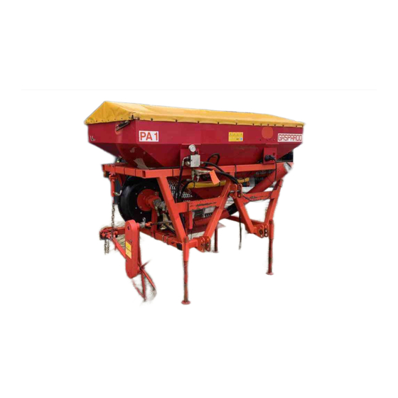 Gaspardo PA1 Use And Maintenance