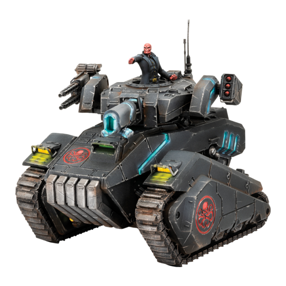 ATOMIC MASS GAMES MARVEL CRISIS PROTOCOL MINIATURES GAME HYDRA TANK Assembly Manual