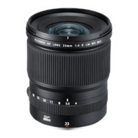 FujiFilm FUJINON GF23mmF4 R LM WR Owner's Manual