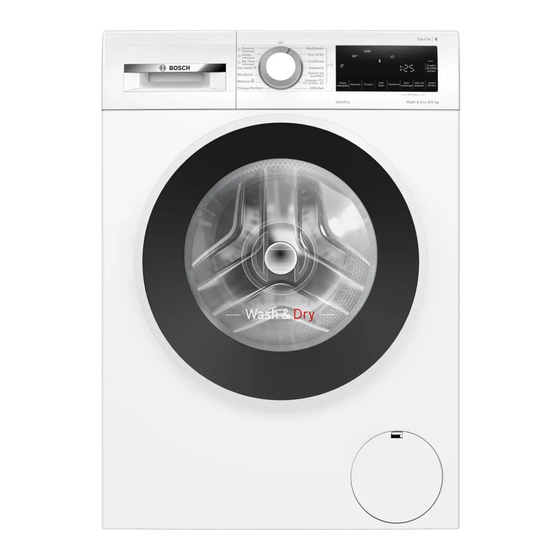 Bosch WNA14401GR User Manual And Installation Instructions