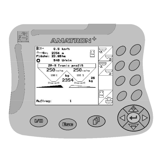 Amazone AMATRON+ ZA-M Operating Manual